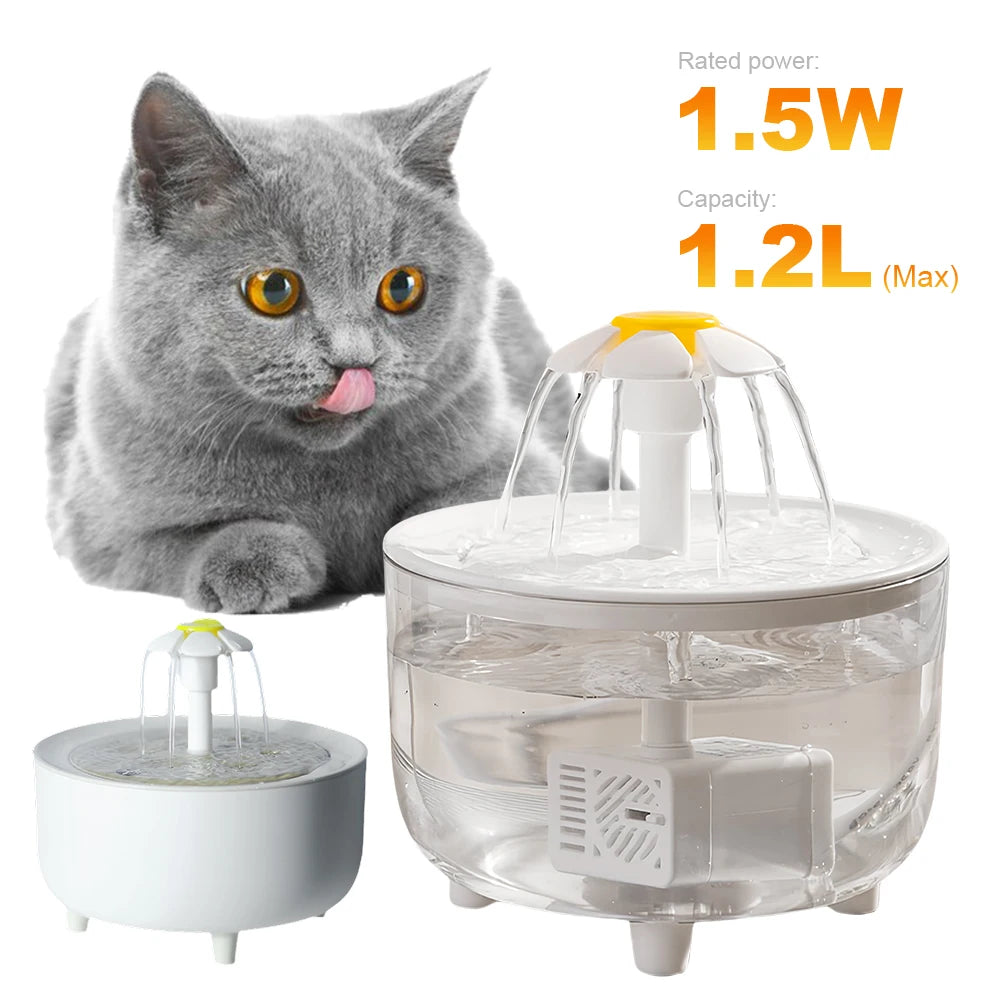 Electric Mute Pet Drink Bowl Automatic.