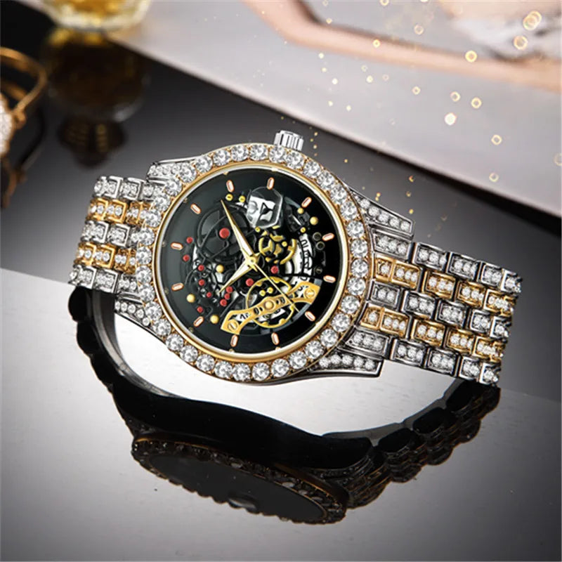 Luxury Diamond Golden Date Quartz 2024.