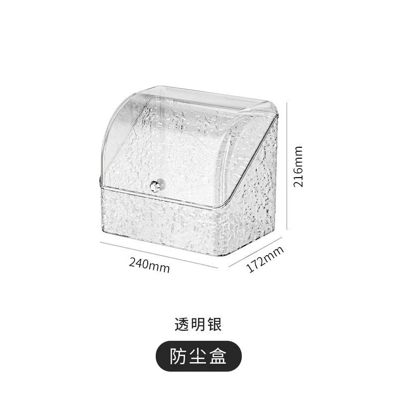 Cosmetic storage box dustproof transparent desktop dressing table lipstick skin care products high-end storage rack acrylic box