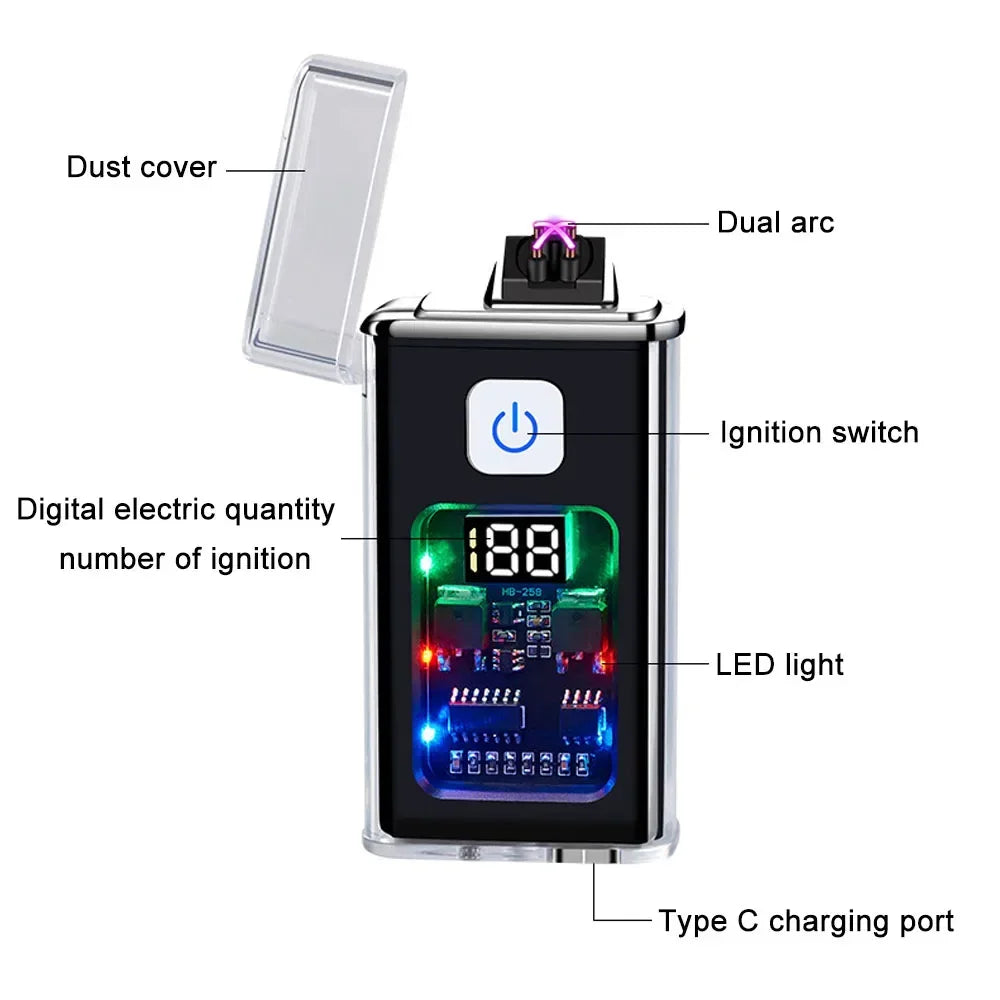 Stylish USB Rechargeable Electric Lighter.