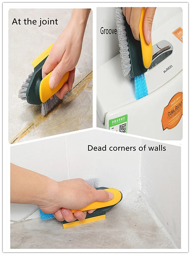 Wall Corner Cleaning Brush 4 In1 Multifunctional.