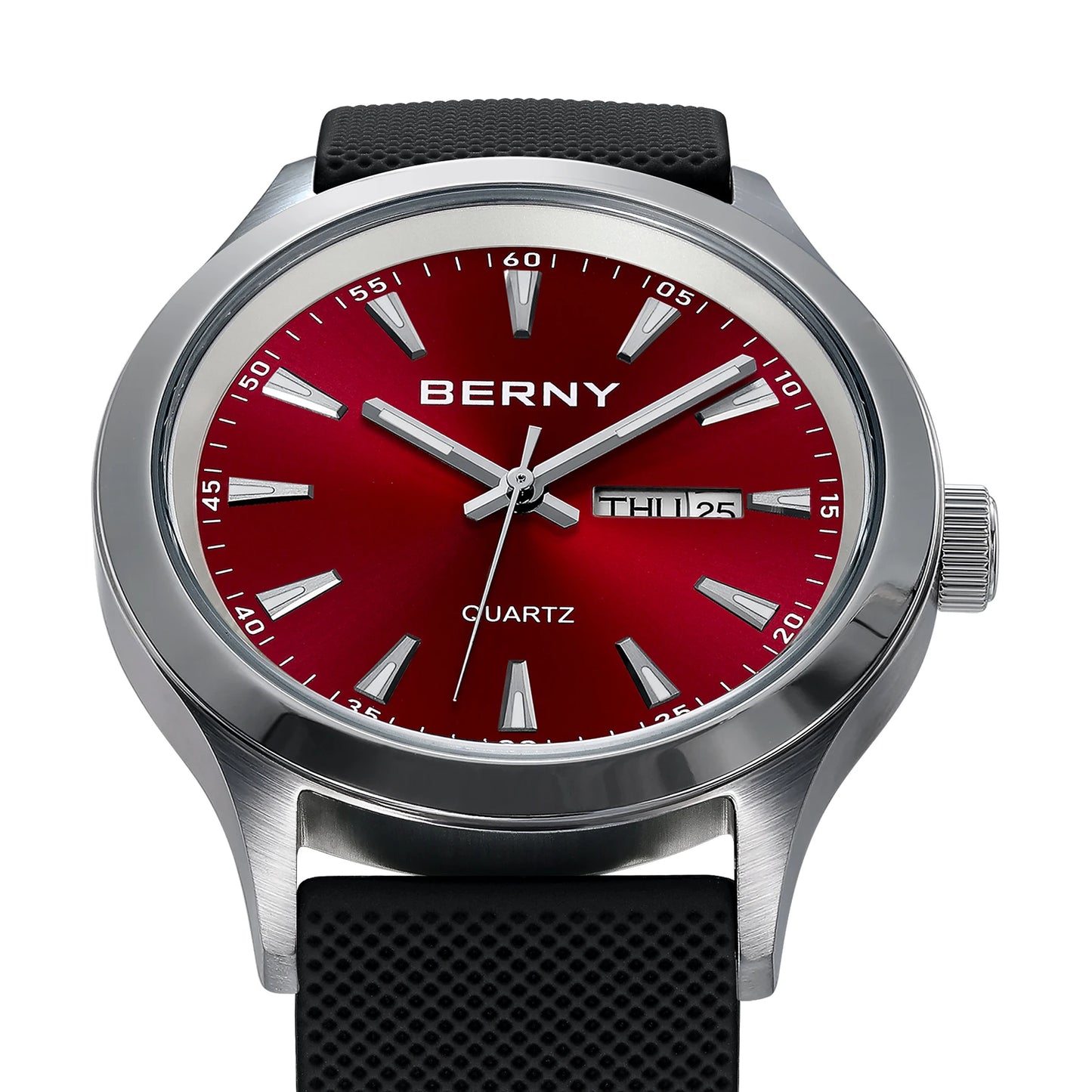 BERNY Men's Luminous Calendar Quartz Watch.