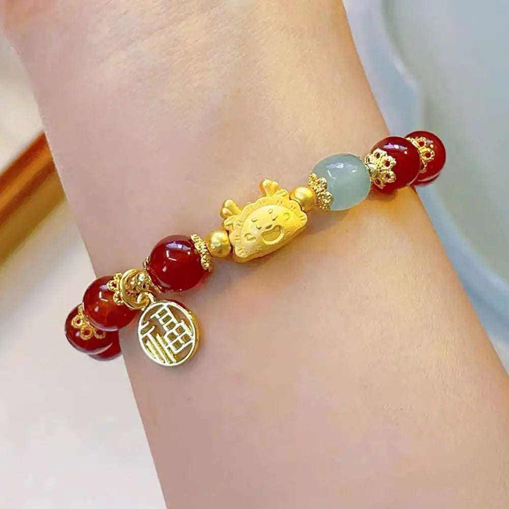 2024 Dragon Year power Beads Bracelet.