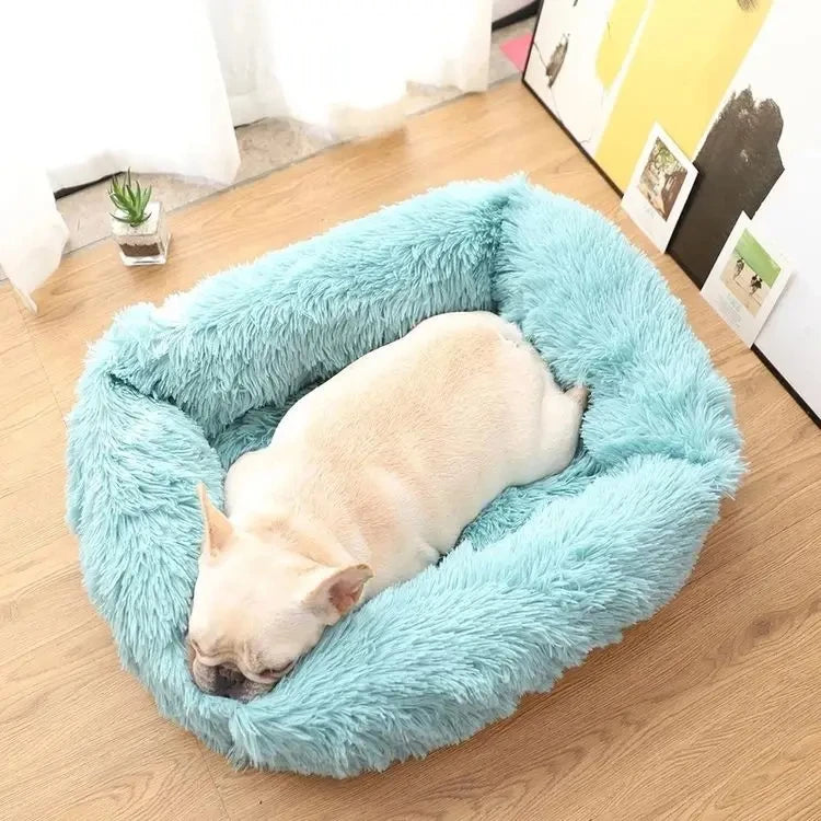 Rectangle Plush Dog Bed Winter Warm Mat