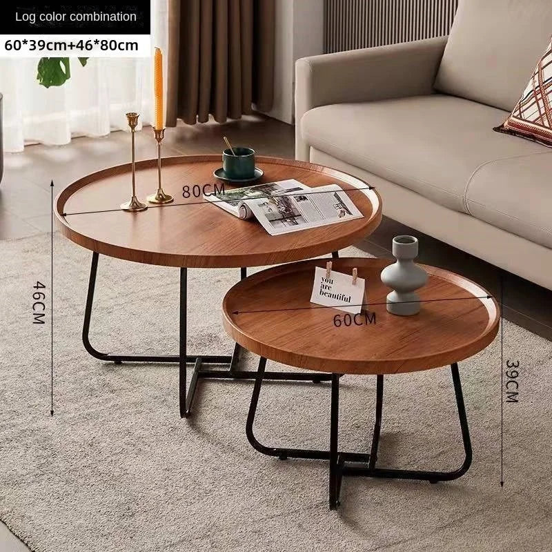 Scandinavian Light Luxury Coffee Table - Modern Elegance for Your Living Space.