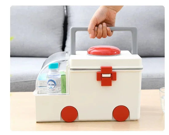 Multifunctional Ambulance Medicine Box Large Capacity.