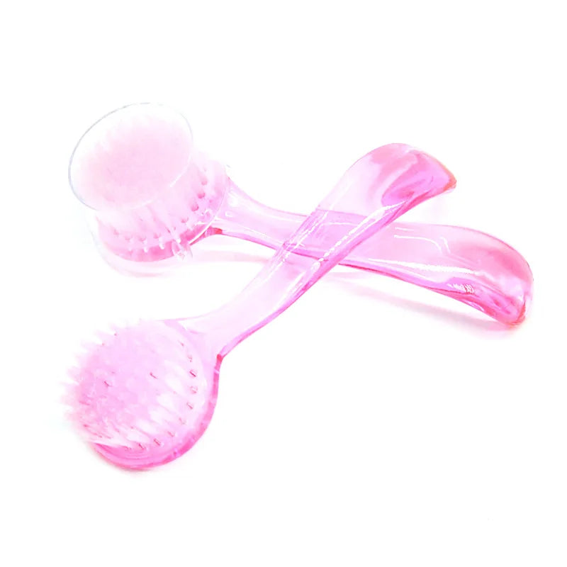 1Pc Acrylic Nail Brush Plastic Soft Remove Dust Make Up Washing.