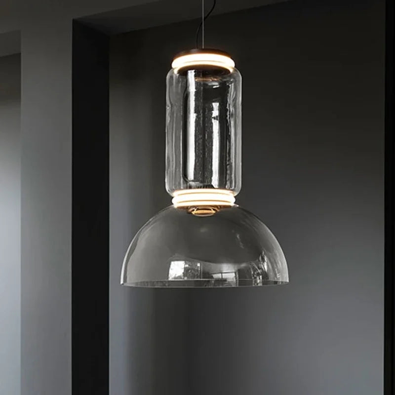 Glass Led Pendant Lamps Minimalist Decor for Living.