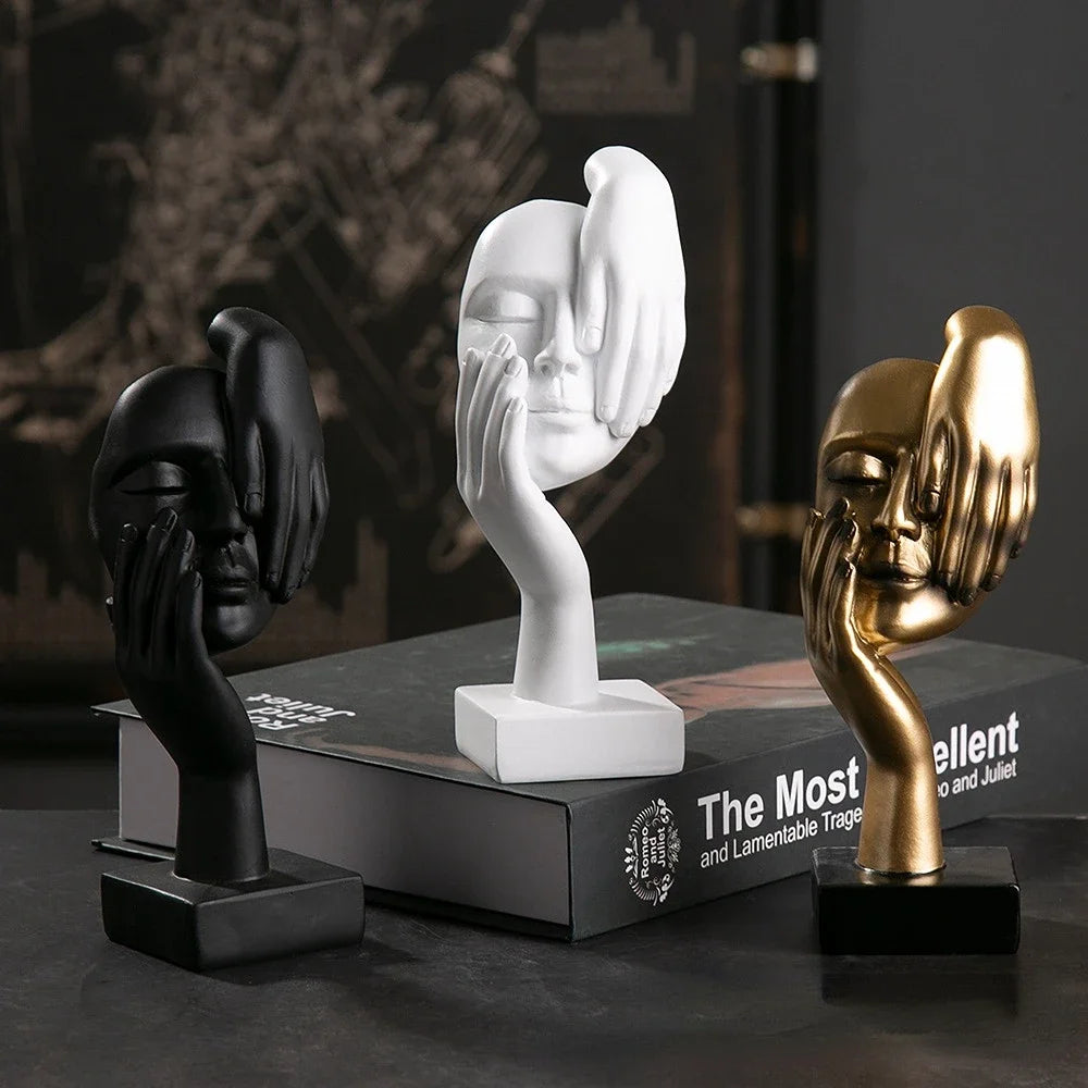 Product Description: Resin Abstract Statue Desktop Ornaments.