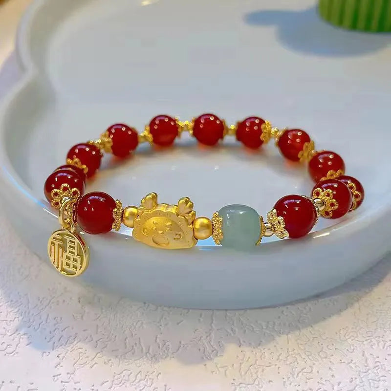 2024 Chinese Style Zodiac Dragon Bracelet.