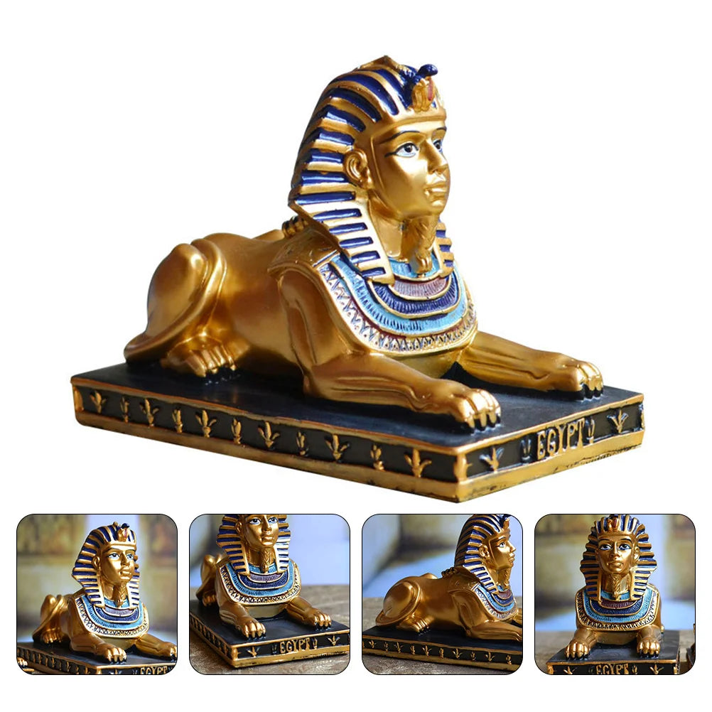 Egyptian Sphinx Statue Figurine Sculpture Decoration