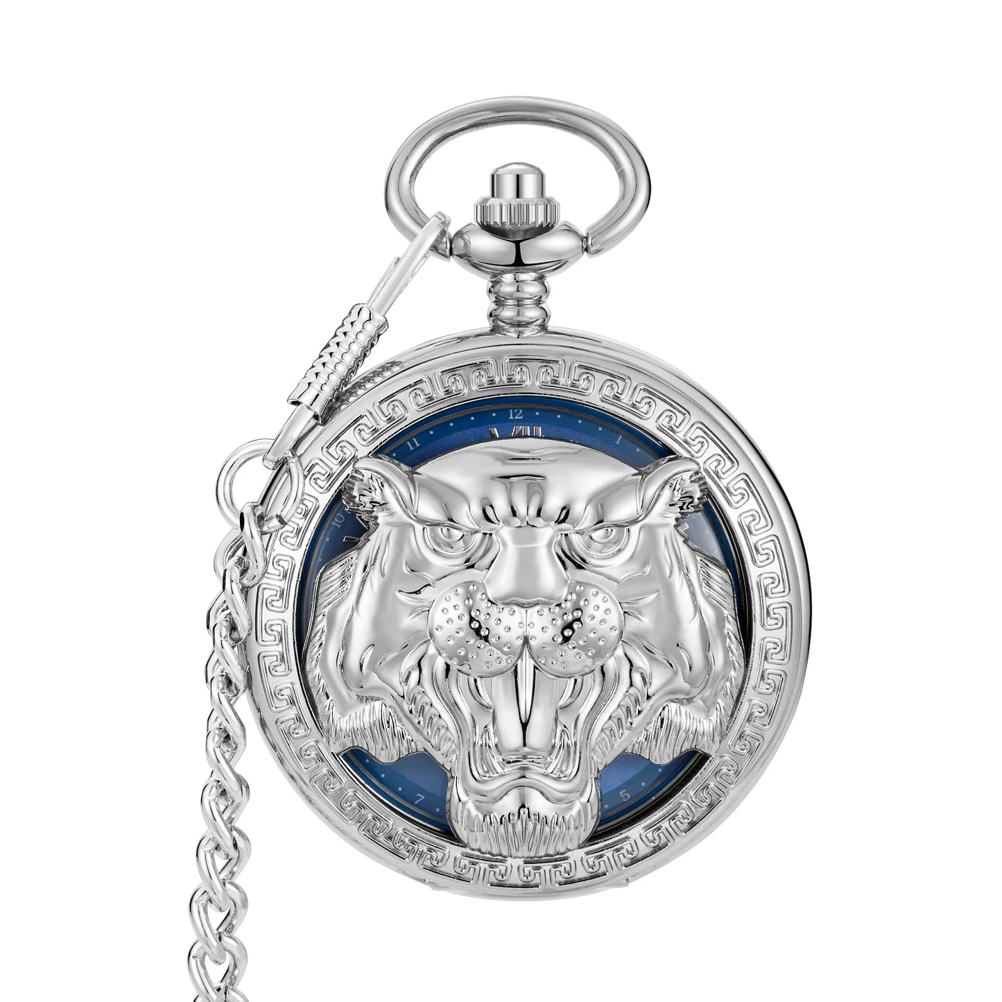 Lion Bear Love Dad Quartz Pocket Watch