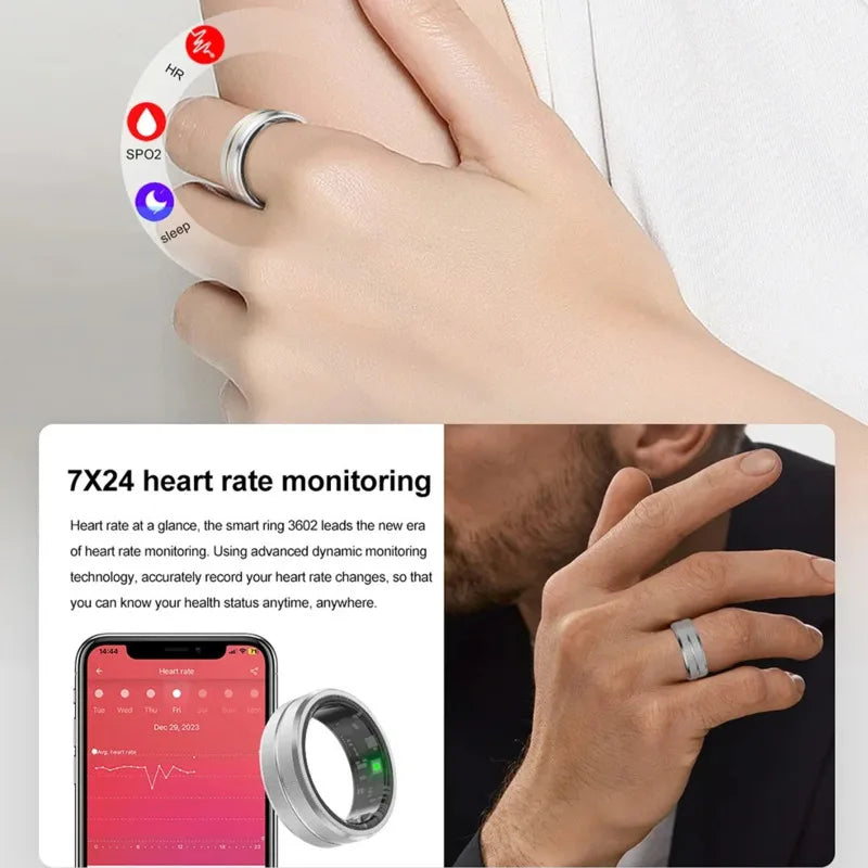 2024 New Fitness Tracker Smart Ring.