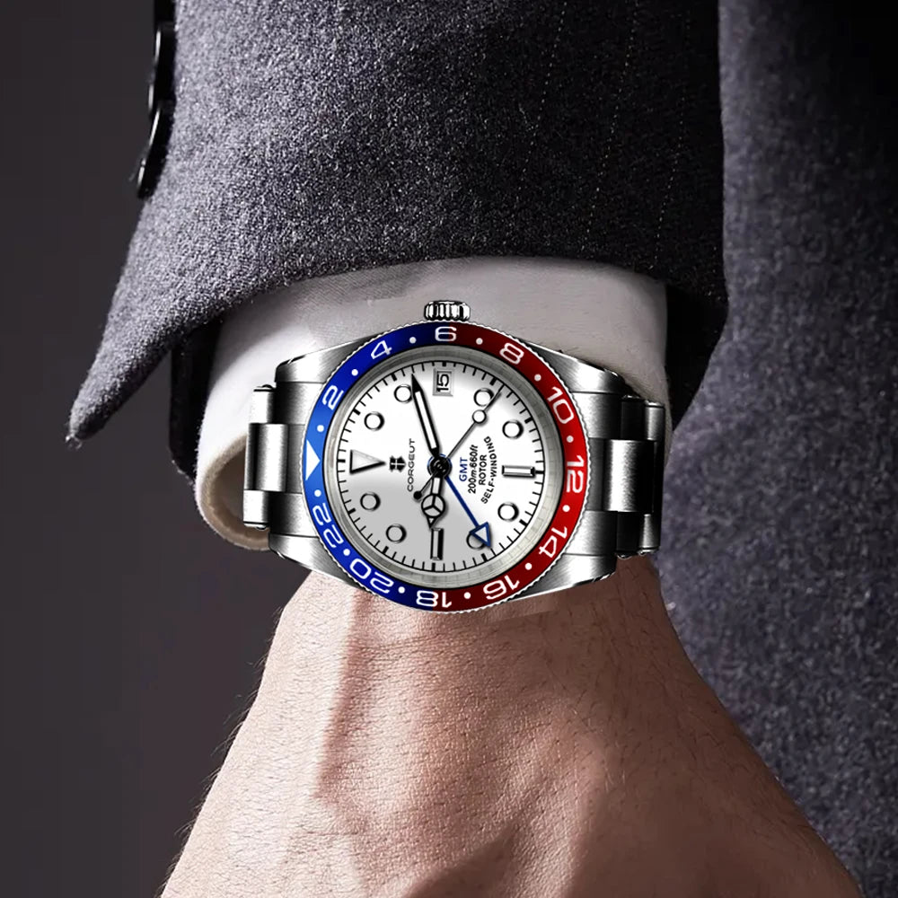 New GMT NH34 High Fashion Business Men's Watches Automatic.