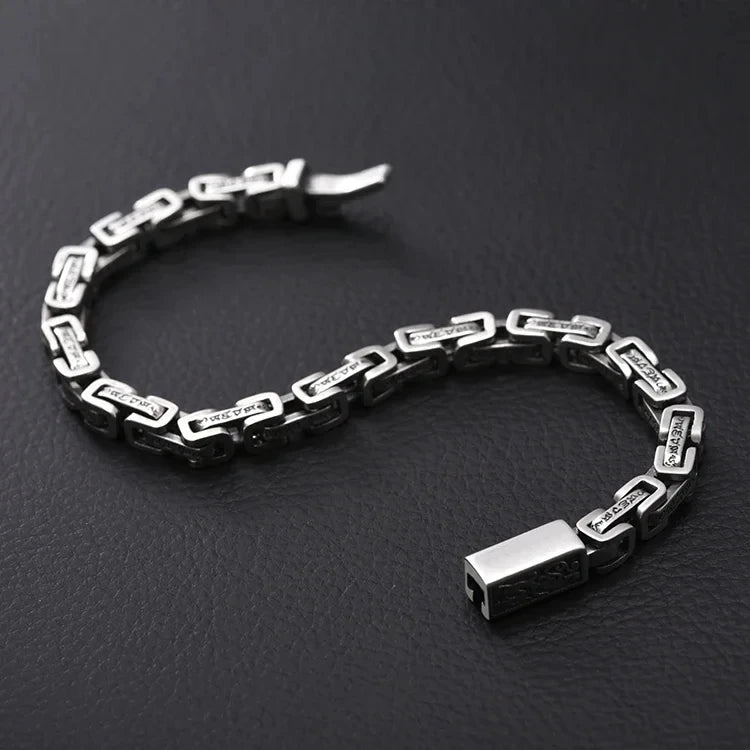 New 925 Sterling Silver Vintage Bracelet