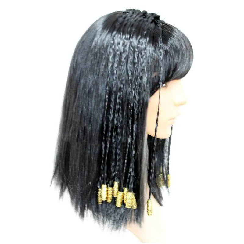 Cleopatra Wig Woman Egypt Queen Black Hair