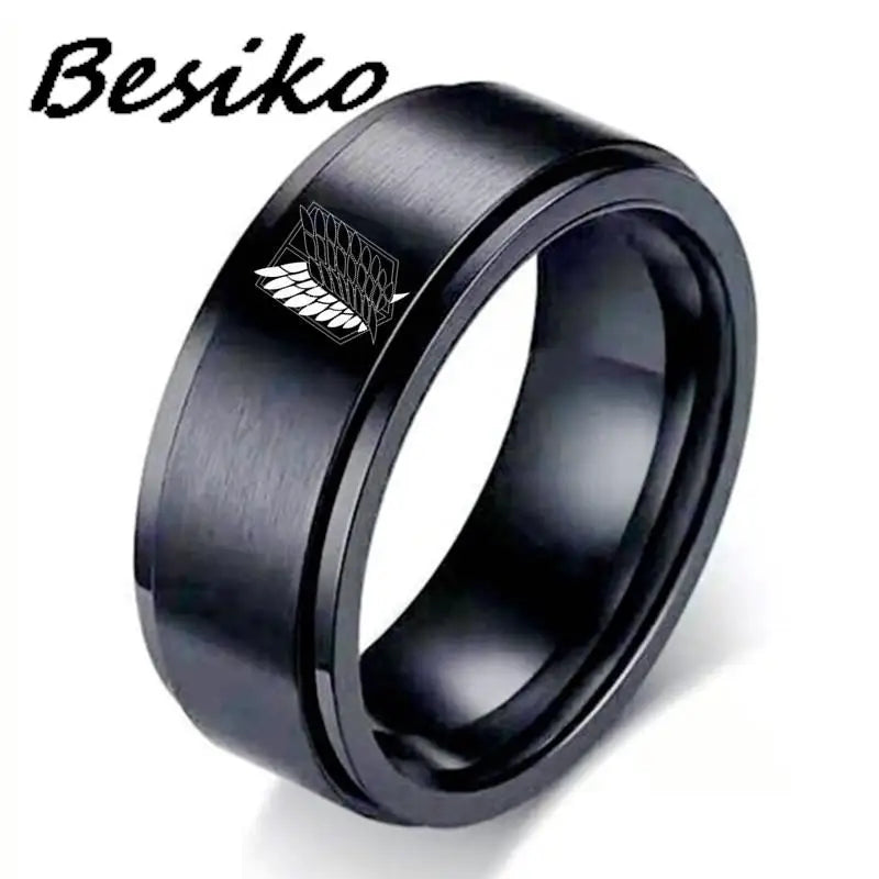 Japanese Cosplay Cloud Spin Stainless Ring