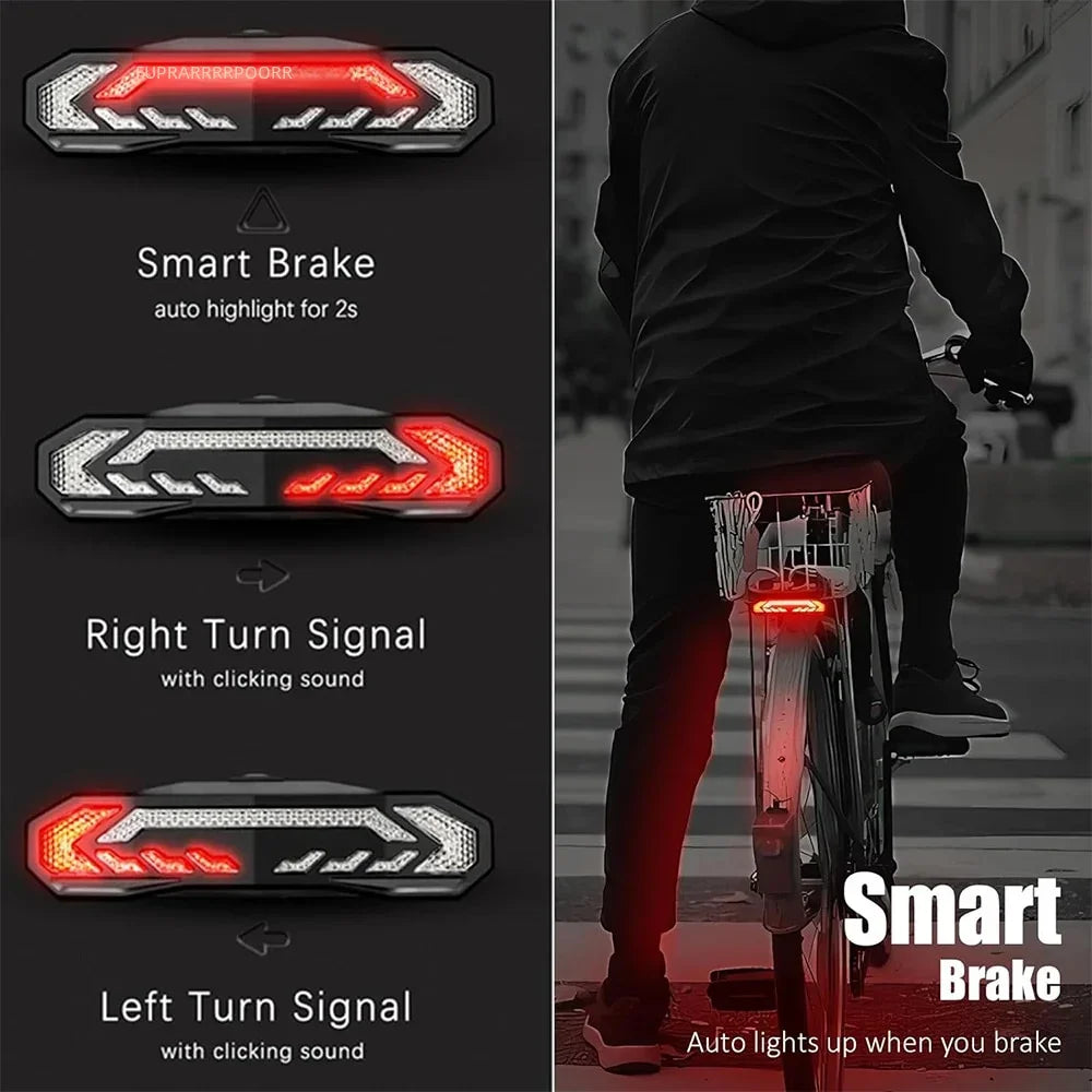 Smart Bike Tail Light with Turn Signals