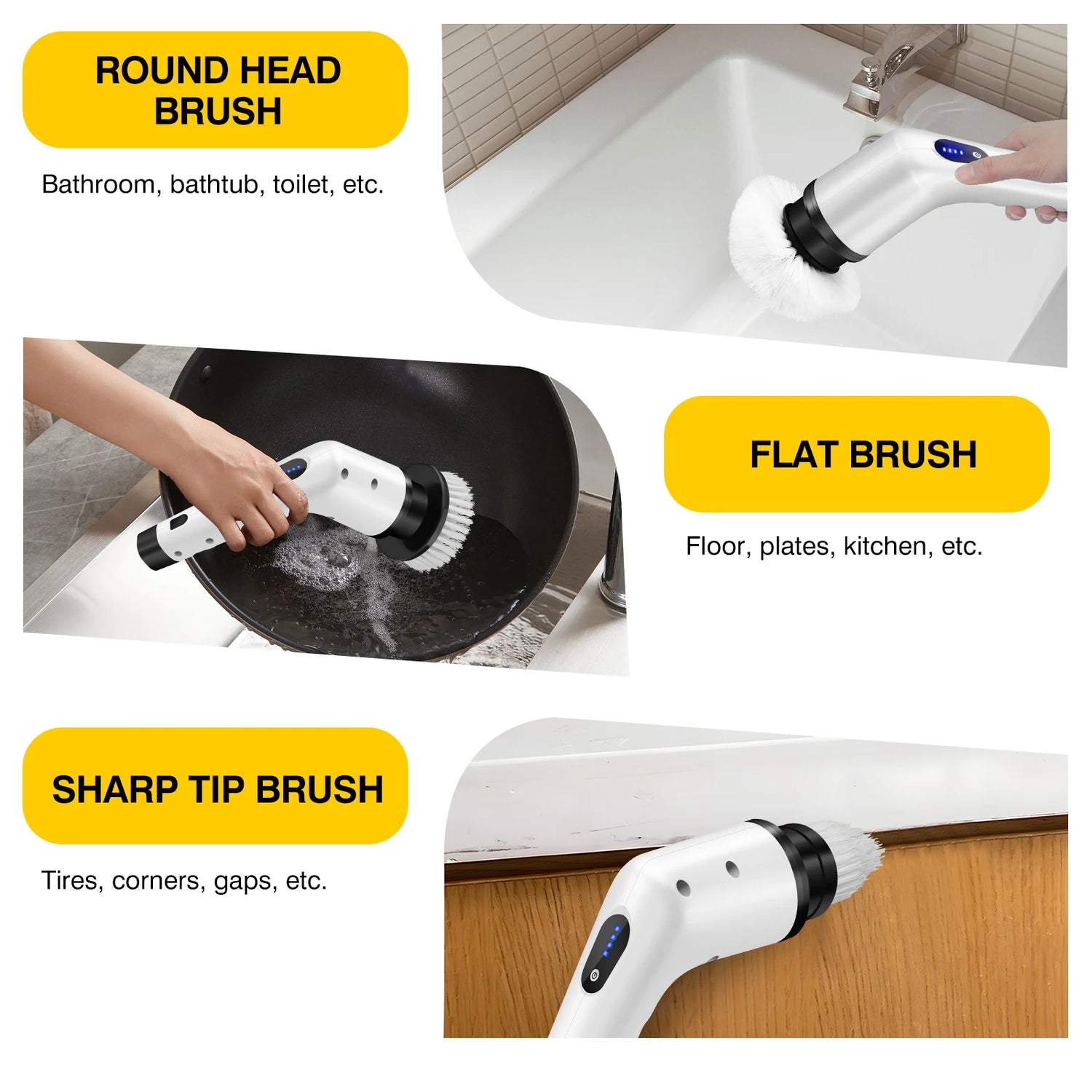 Cordless Electric Brush Multi-functional Automatic.