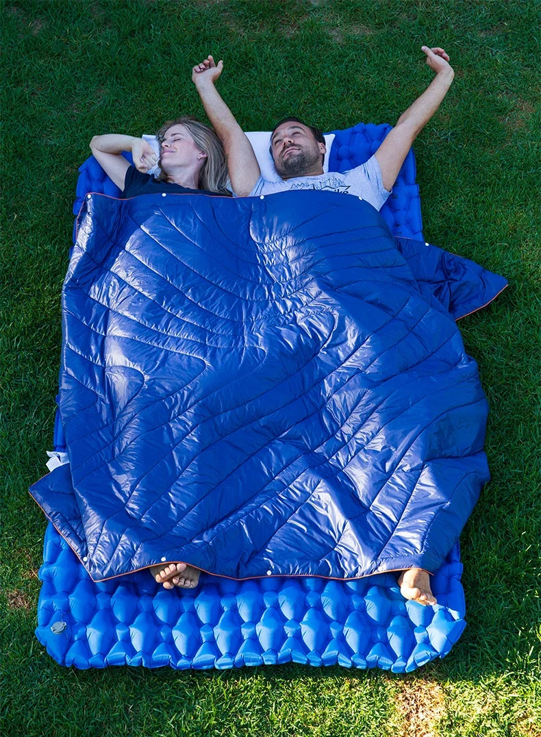 Ultralight Camping Air Mattress Waterproof Nylon Inflatable Cushion Portable Sleeping Bed for Outdoor Adventures Lightweight