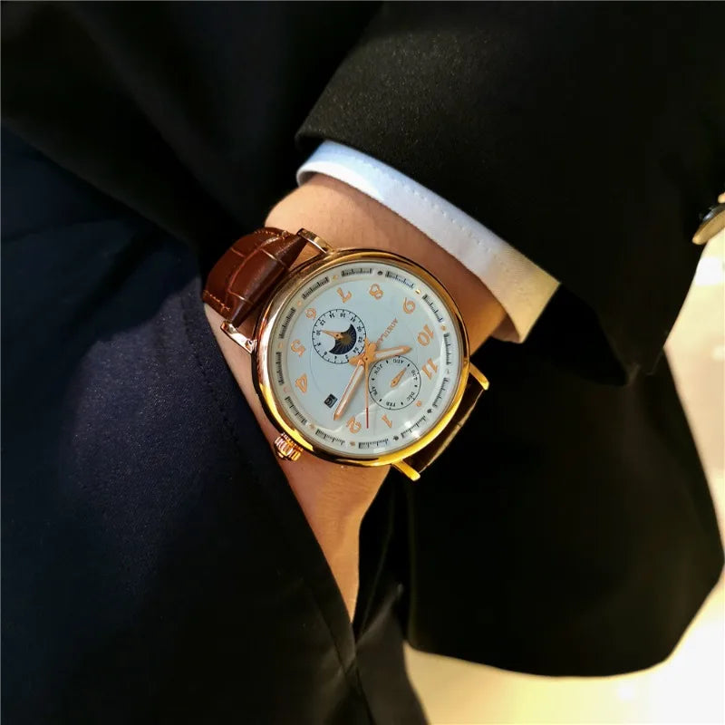 AOKULASIC Men Watches Top Brand Luxury.