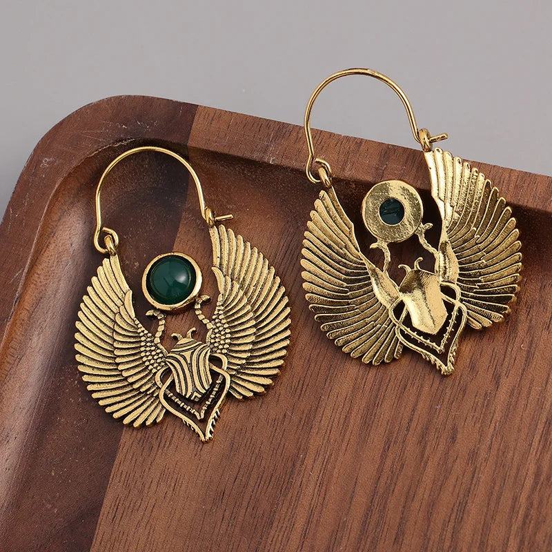 Vintage Egyptian Inspired Designs Sacred Wings.