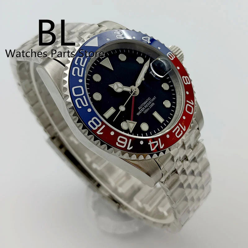 Letter Bracelet Dive Automatic Men Watch.