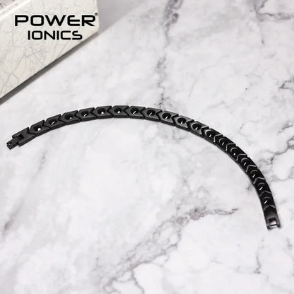 Power Ionics Arrow Style 100% Titanium Bio Germanium Health Fashion Bracelet  Body Come With Free Adjust Tool