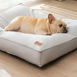 Waterproof & Comfortable Dog Bed, Removable Pet Mat, Rectangular Thickened Soft Dog Mat Sofa, Suitable For All Sizes Pets