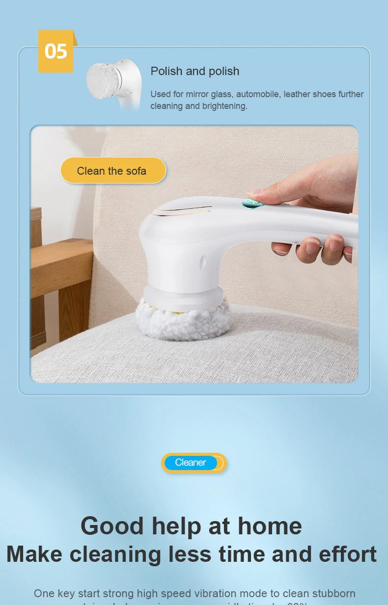 Electric Cleaning Brush Charging Multifunctional.