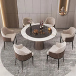 Luxury Dining Chairs Modern Metal Legs.