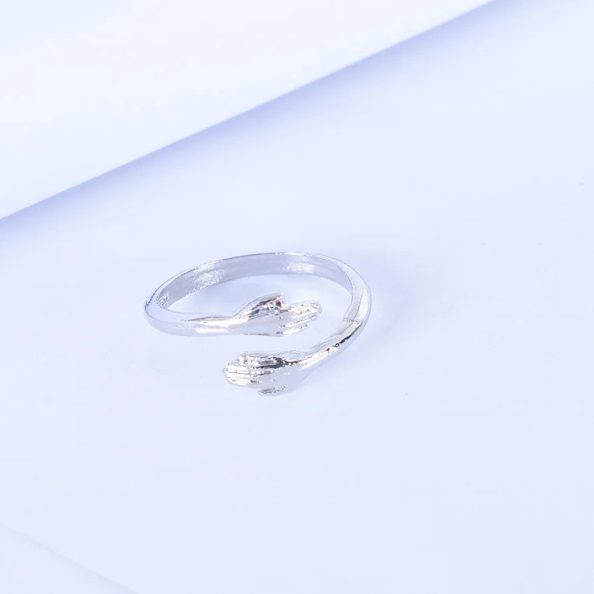 European-Style Foreign Trade Stainless Couple Ring.