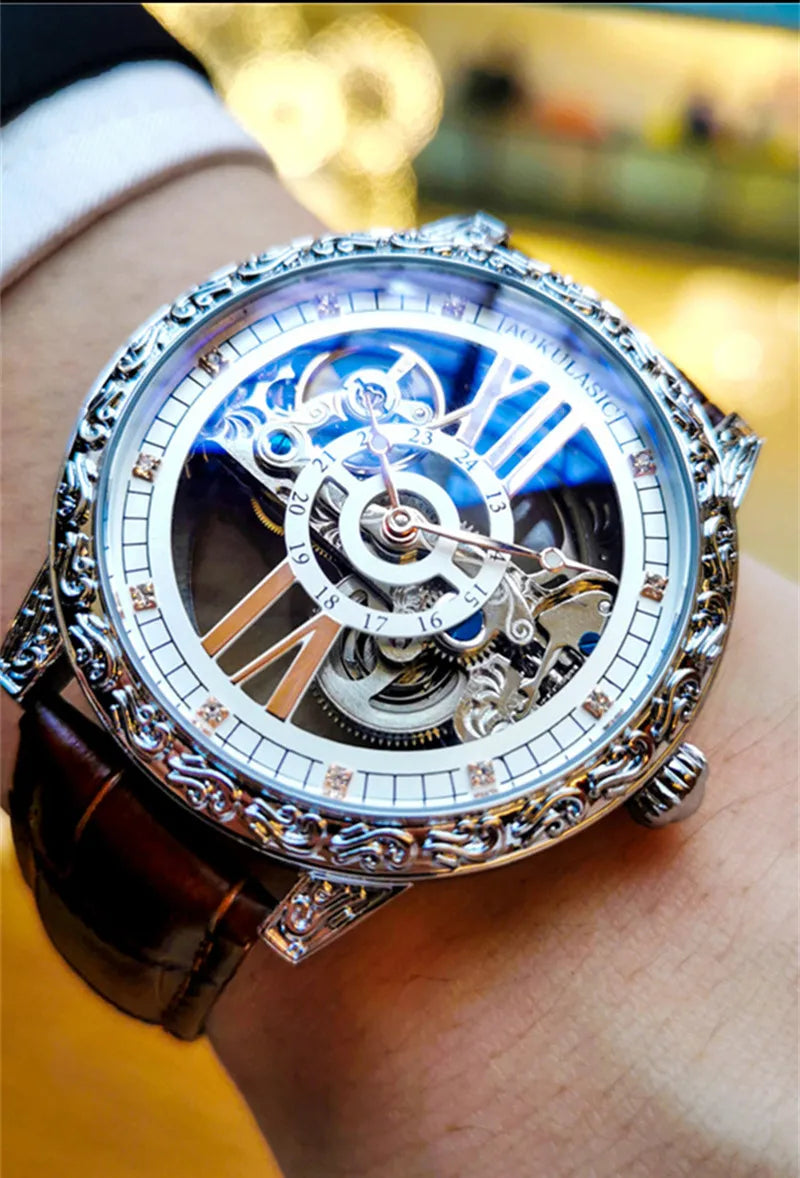 Luxury Automatic Mechanical Watch Men Tusso.