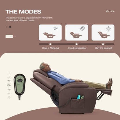 Electric Power Lift Recliner Chair for Elderly.