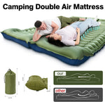 Camping Inflatable Mattress Couple Portable Sleeping Air Matt Double Tent Camping Air matt with Camp Pillow for Tourism Hiking