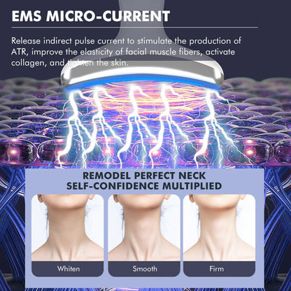 Ice Compress Neck Face Lifting Beauty Apparatus Led Phototherapy.