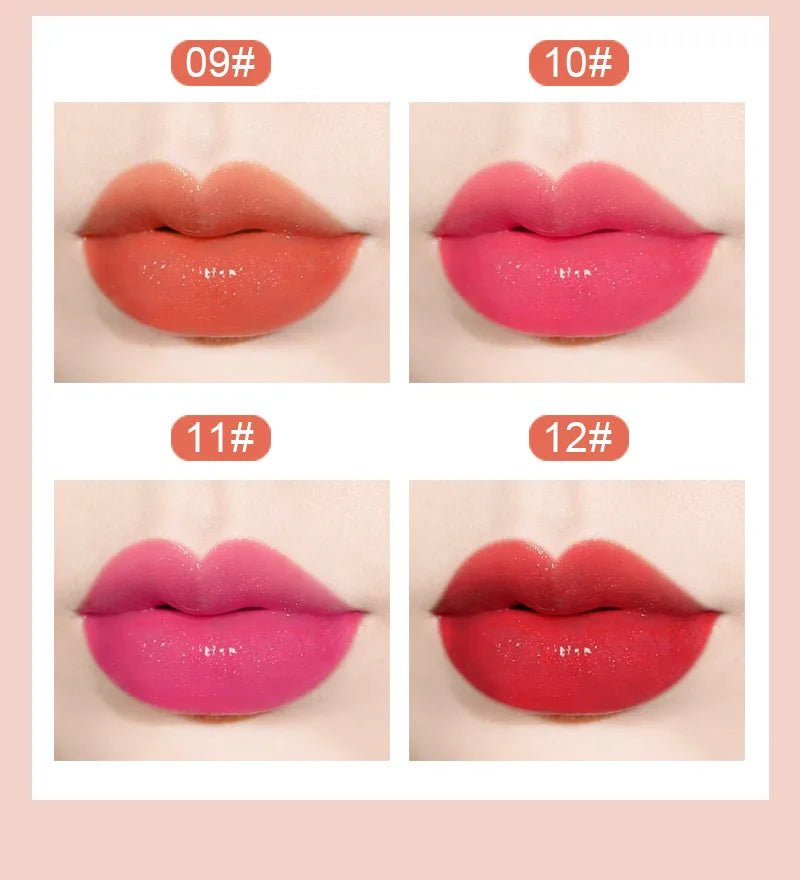 Lip-shaped Lipstick Makeup Temperature Color.