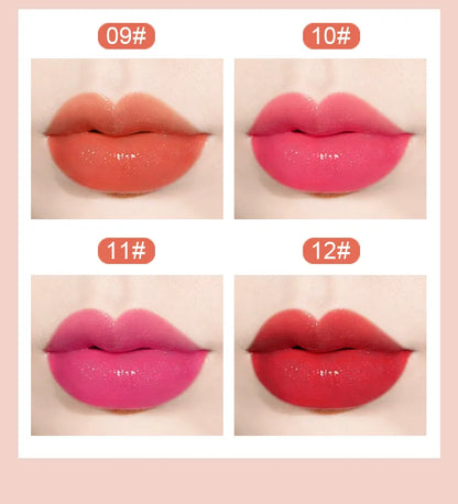 Lip-shaped Lipstick Makeup Temperature Color.