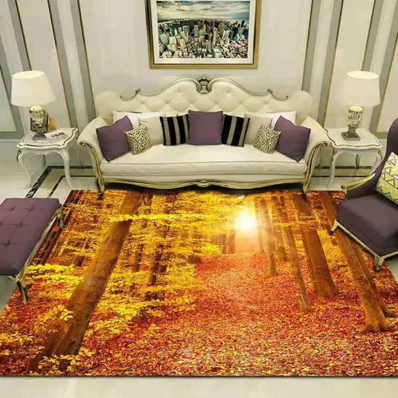 Floor Living Room Rugs - Scenery Carpet.