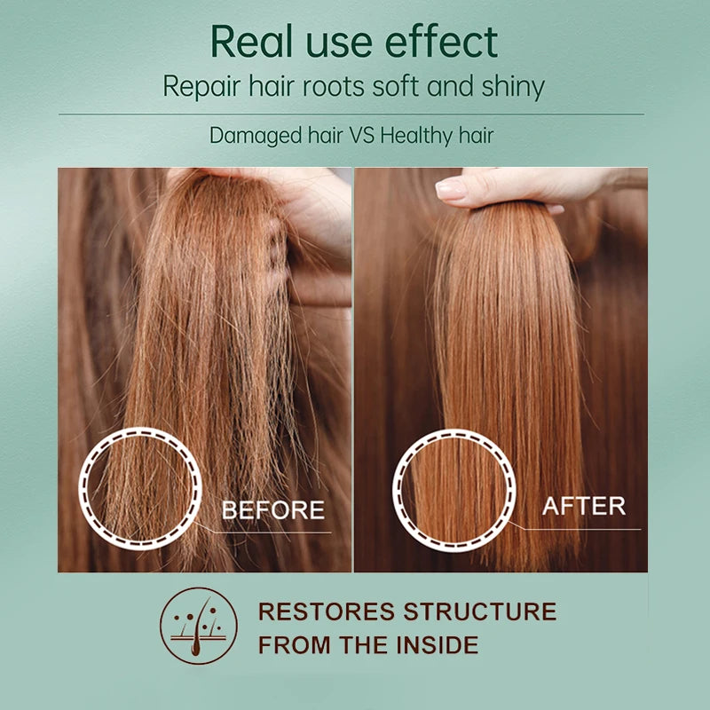 Keratin Hair Mask Smoothing Shiny Straightening Cream.