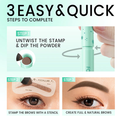 Waterproof Natural Eyebrow Powder Multi-use.