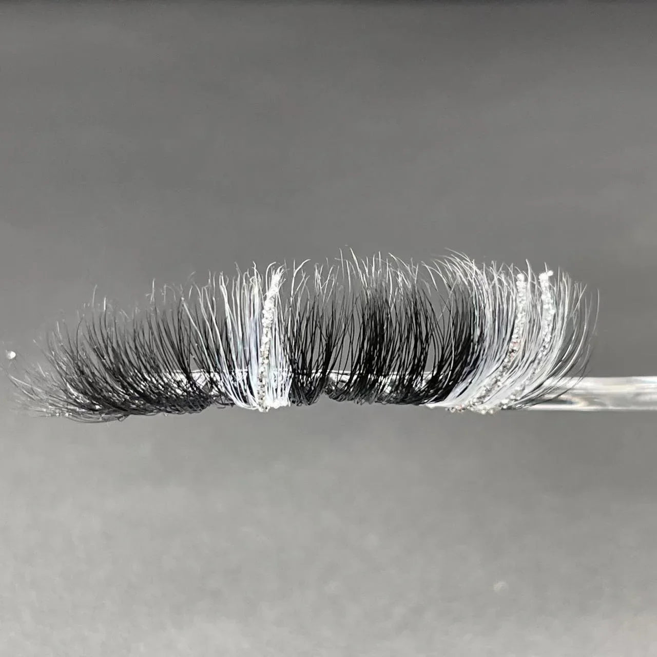 New glitter ombre Colored Lashes 20MM Mink Lashes Wholesale Dramatic Colorful Natural Eyelashes Extension Make up Fake Eyelashes