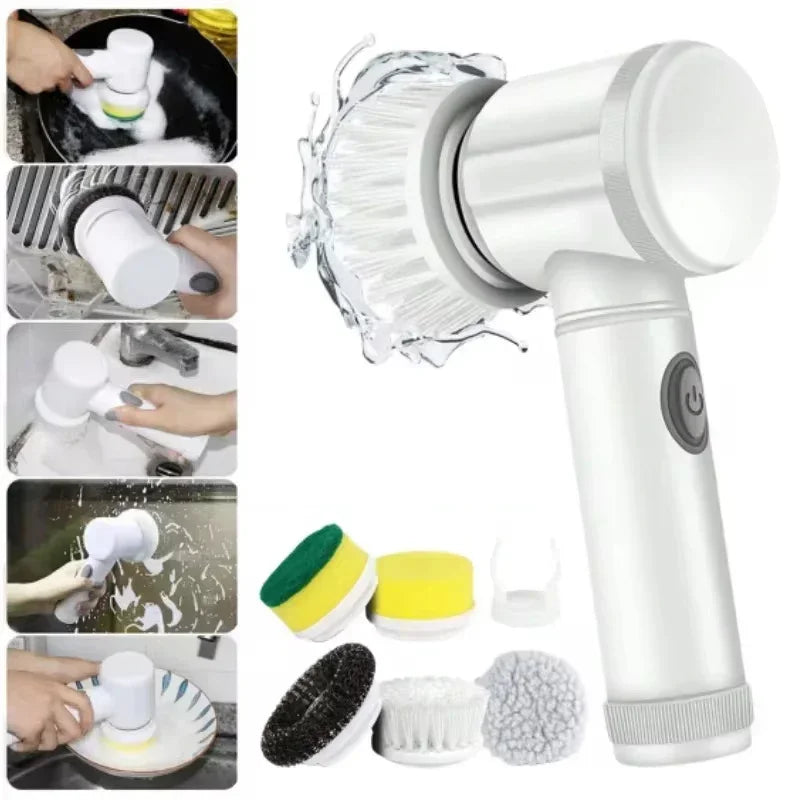 New Electric Spin Scrubber,Bathroom Cleaning Brush.