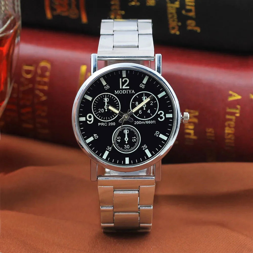 Fashion Business Watch for Man Quartz Wristwatches