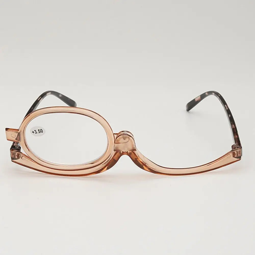 design rotating makeup reading glasses magnifying make