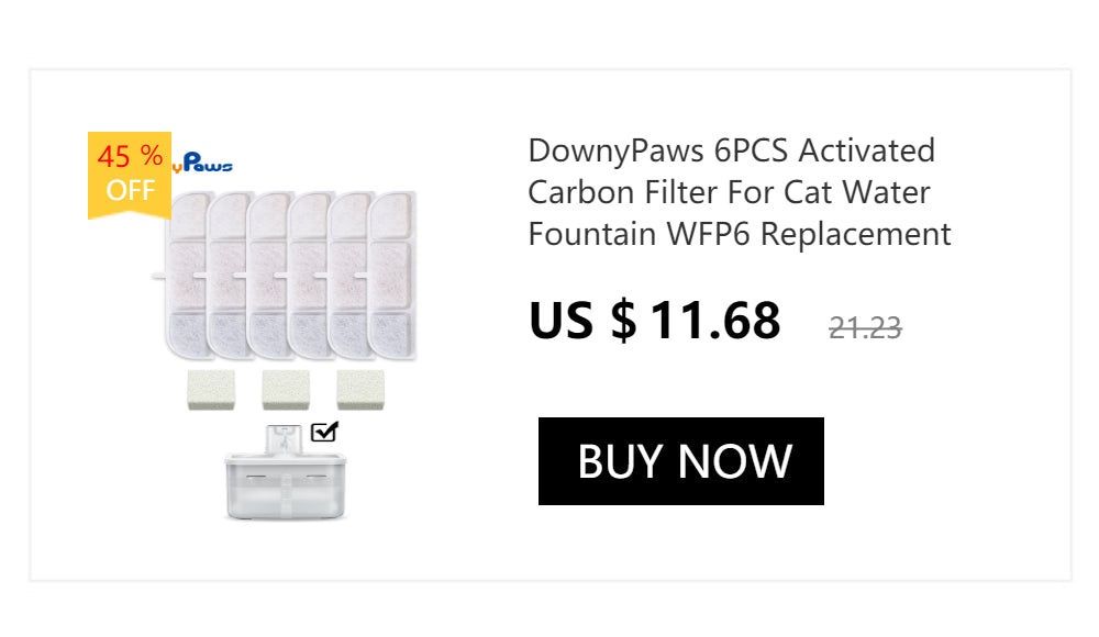 DownyPaws 2.5L Wireless Cat Water Fountain Battery Operated Automatic Pet Water Fountain with Motion Sensor Dog Water Dispenser