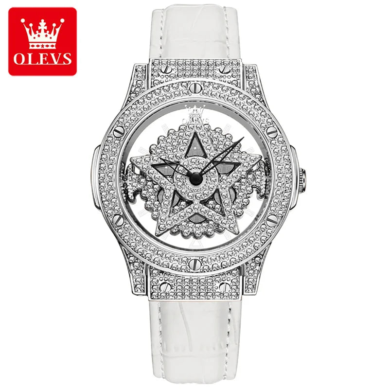 OLEVS Rotating Dial Women's Fashion Watch.