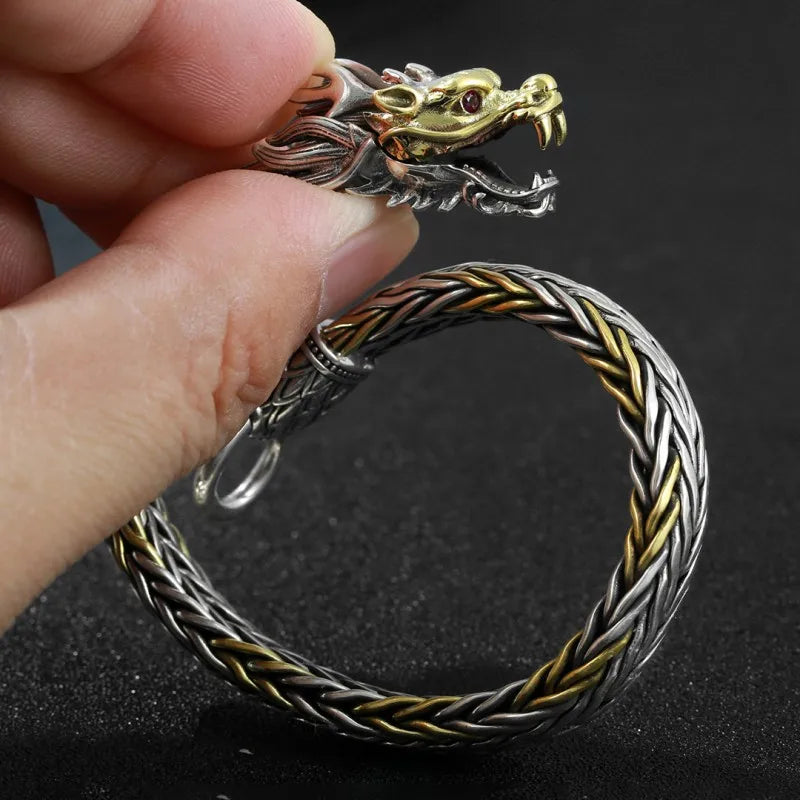 Silver Bracelets for Men New Fashion Colors .