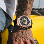 Reloj Hombre Luxury Mechanical Watches for Men Skeleton