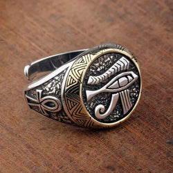 Ancient Egyptian Eye of Horus Ring Vintage.